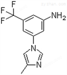 3-（4-甲基-1H-咪唑-1-基）-5-（三氟甲基）苯胺 中間體